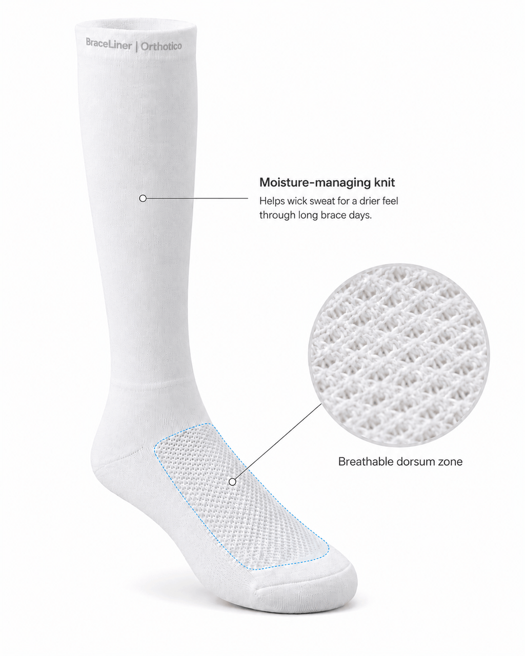 BraceLiner AFO Socks