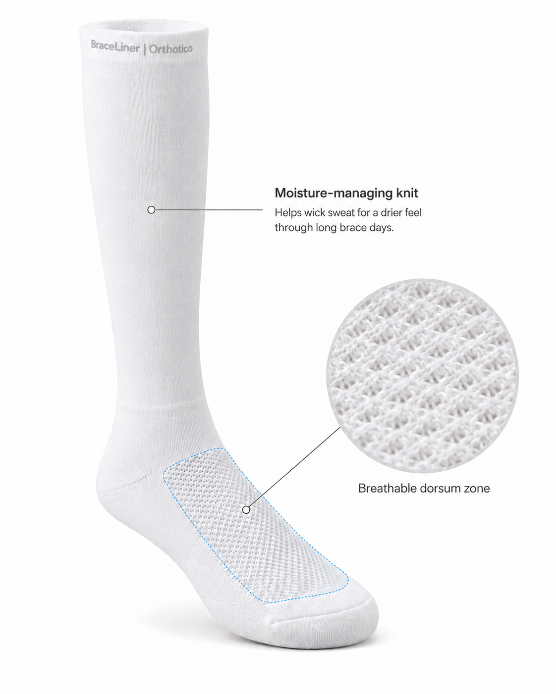 BraceLiner AFO Socks